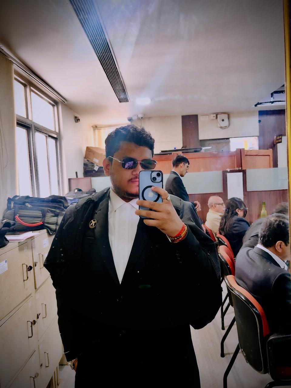 Adv. Khirod Boruah at work — courtroom and chamber photograph 2 of 9